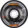 Disque de coupe FTK24 115 x 2,0mm coudé Rhodius(Par 25)