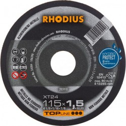 Disque de coupe XT24 115 x 1,5mm  Rhodius(Par 50)