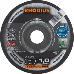 Disque de coupe XT24 125 x 1,0mm  Rhodius(Par 50)