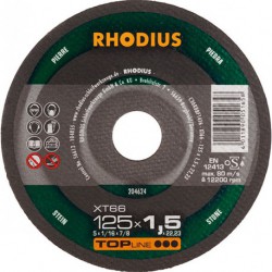 Disque de coupe XT66 125 x 1,5mm  Rhodius(Par 50)