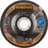 Disque de coupe XTK10 125 x 1,5mm coudé Rhodius(Par 50)