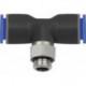 Connecteur en T B-Ser.G1/4 a.plastiqueD12