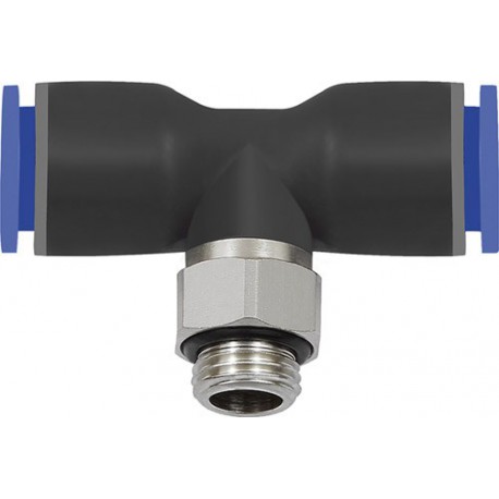 Connecteur en T B-Ser.G1/4 a.plastiqueD12