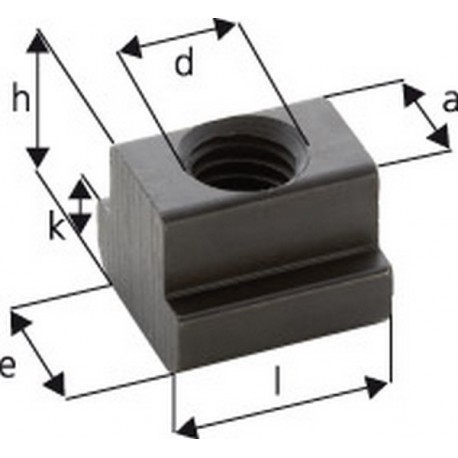 Tasseau DIN508 M16x18mm FORMAT 1 PCS