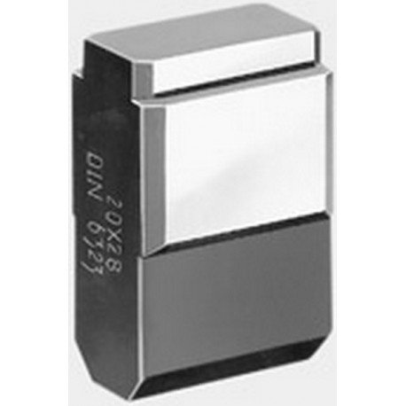 Coulisseau libre, Cote nominale des rainures sur les machines : 24 mm, Cote nominale des rainures sur les montures 20 mm, Hauteur 55,5 mm