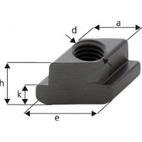 Tasseau losange DIN510 M14x16mm FORMAT 1 PCS