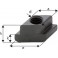 Tasseau losange DIN510 M24x28mm FORMAT 1 PCS