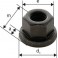 Écrou six pans DIN6331 M10 forgé FORMAT 1 PCS