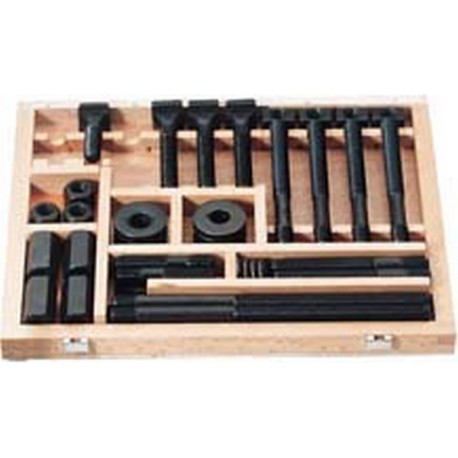 Jeu de vis de serrage pour rainures en T, d x rainure en T : M12 x 12 mm