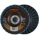 Disque à lamelle VLS 125mm fine Rhodius(Par 10)