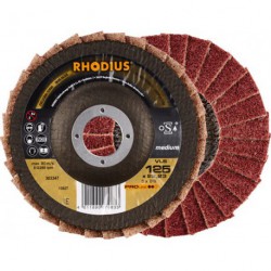Disque à lamelle VLS 125mm medium Rhodius(Par 10)