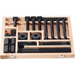 Jeu de vis de serrage pour rainures en T, d x rainure en T : M18 x 20 mm