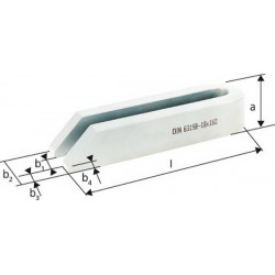 Bride de serrage DIN6315B 18x250mm FORMAT 1 PCS