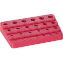 Présentoir en plastique vide pas de 0,1 5,1-10mm FORTIS 1 PCS