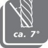 Alésoir DIN212 TiN Form D 140mm BECK