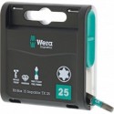 Assortiment embout 15 Impaktor T25x 25mm 15er Box Wera