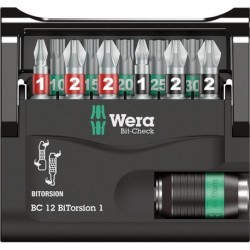 Assortiment embout Bit-Check 12 BiTorsion 1 Wera