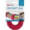 Attaches de câble velcro One Wrap Strap 20 x 330mm rouge 25 unités