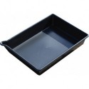 Bac collecteur PE pour petits récipients 53x40x10cm 16L 100% PE, résistant aux produits chimiques