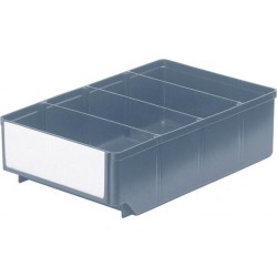 Bac de rangement - tiroir RK 300/186 gris (Par 8)