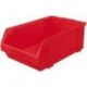 Bac de rangement LK 1 rouge 500/450x300x180 mm