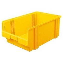 Bac de rangement LK 1B jaune 500/450x300x200 mm