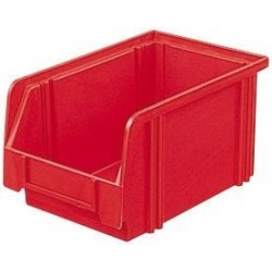 Bac de rangement LK 3 rouge 230/200x140x130 mm