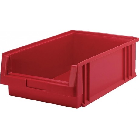 Bac de rangement PLK 1C rouge 500/465x315x150 mm