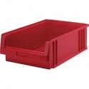 Bac de rangement PLK 1C rouge 500/465x315x150 mm