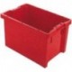 Bac rangement 65 l 600x400x350 mm rouge