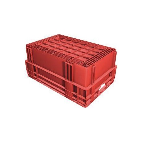 Bac rangement DTK 600x400x210 mm rouge (Par 2)