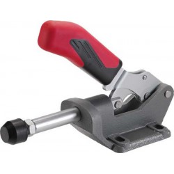 Sauterelle à tige coulissante lourde, Taille : 3, Capacité du piston F1 4 kN, Capacité du piston F2 4 kN, Hauteur totale : 107 mm, Long. totale : 191 mm