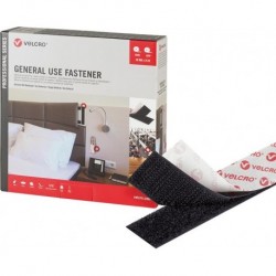 Bande Velcro Fixation à usage général VELCRO 20mm x 25m noir