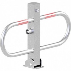 Barrière de parking, galvanisée à chaud 70x70mm
