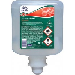 Bidon de mousse désinfectante instantanée pour les mains 1 l cartouche (Par 6)