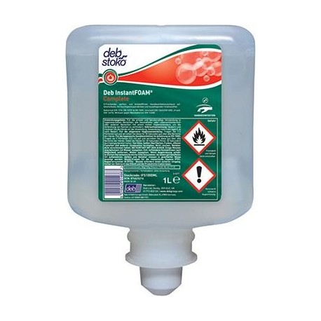 Bidon de mousse désinfectante instantanée pour les mains 1 l cartouche (Par 6)