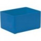 Boite rangement 106x80x54 mm bleu