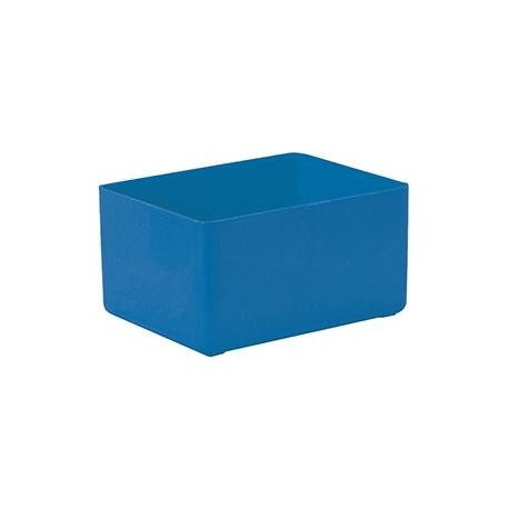 Boite rangement 106x80x54 mm bleu
