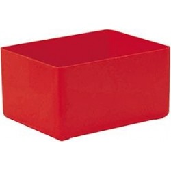 Boite rangement 106x80x54 mm rouge