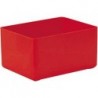 Boite rangement 106x80x54 mm rouge