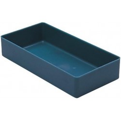 Boite rangement 198x99x40 mm bleu