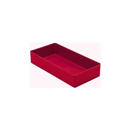 Boite rangement 198x99x40 mm rouge