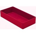 Boite rangement 198x99x40 mm rouge