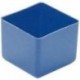 Boite rangement 49x49x40 mm bleu