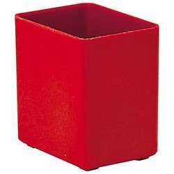 Boite rangement 53x40x54 mm rouge