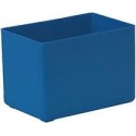 Boite rangement 80x53x54 mm bleu