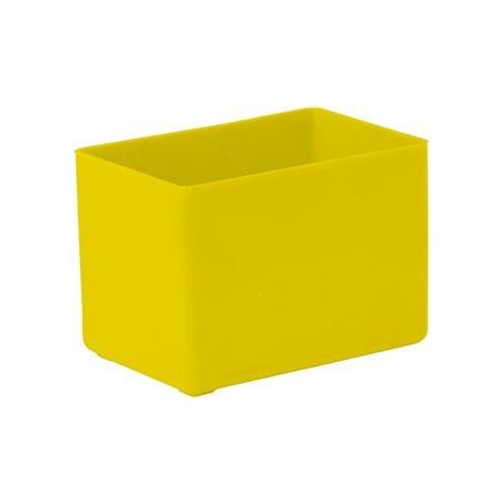 Boite rangement 80x53x54 mm jaune