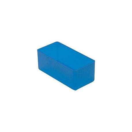 Boite rangement 99x49x40 mm bleu