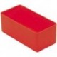 Boite rangement 99x49x40 mm rouge