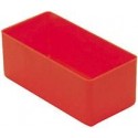 Boite rangement 99x49x40 mm rouge